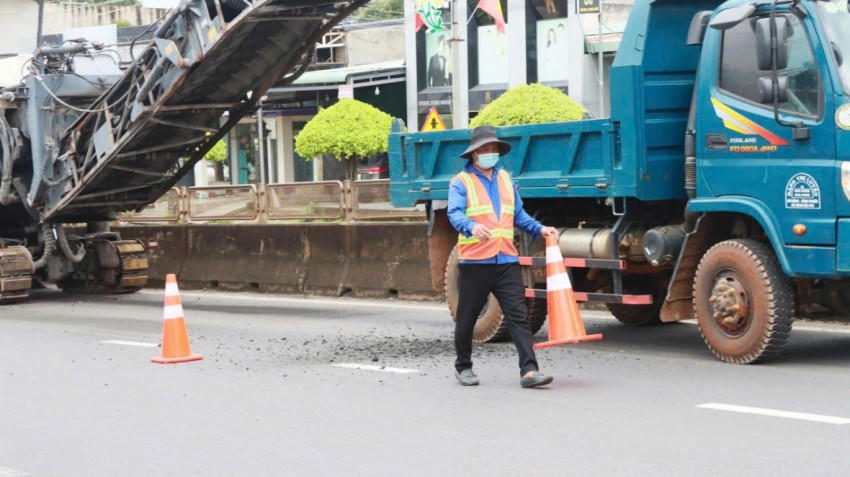 Thời gian qua QL14 cũng thường xuyên được duy tu, sửa chữa.
