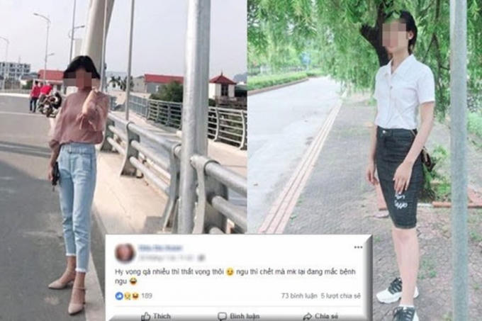 Nữ sinh Nguyễn Thị Thanh X. trước khi nhảy cầu tự tử với dòng trạng thái khiến người xem bàng hoàng.
