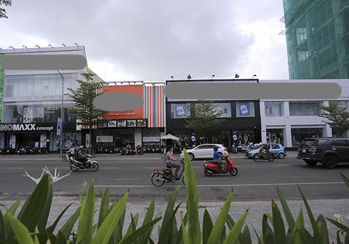 Nhà đất số 57 Lê Duẩn đang được cho nhiều hãng thời trang thuê.