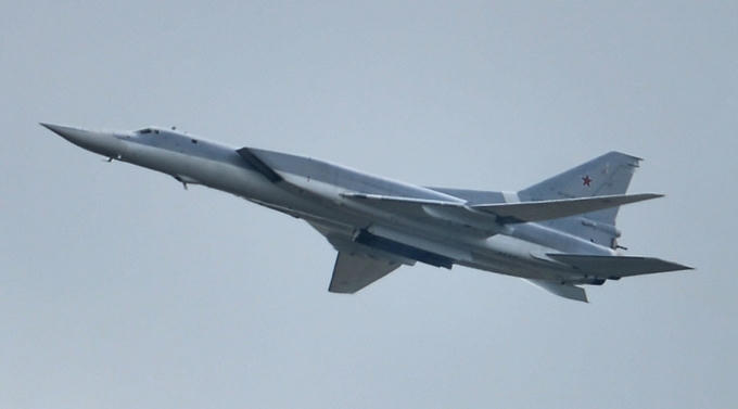 Máy bay ném bom chiến lược Tupolev Tu-22M3. (Ảnh: RT)