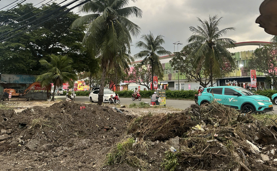 Thành phố Biên Hoà đang cho đơn vị chức năng dọn dẹp một số khu vực