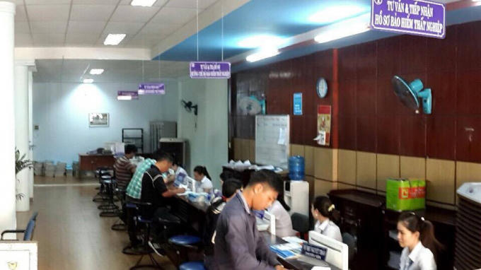 Hoạt động giải quyết thủ tục bảo hiểm thất nghiệp tại Trung tâm Dịch vụ việc làm Thành phố Đà Nẵng.