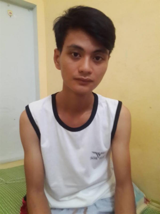 Hoàng Thanh Hà được về nhà sau điều trị của các bác sĩ Bệnh viện đa khoa huyện Gia Lâm.