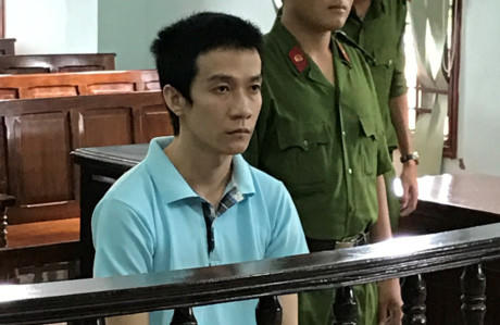 Bị cáo Nguyễn Thanh Giang tại tòa ngày 31/3. (Ảnh: báo Pháp luật TPHCM)