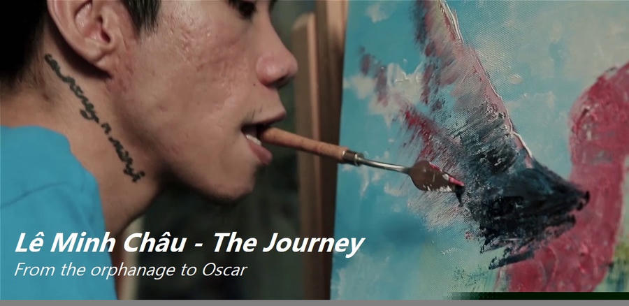 Lê Minh Châu trong bộ phim ‘Chau Beyond The Lines’.