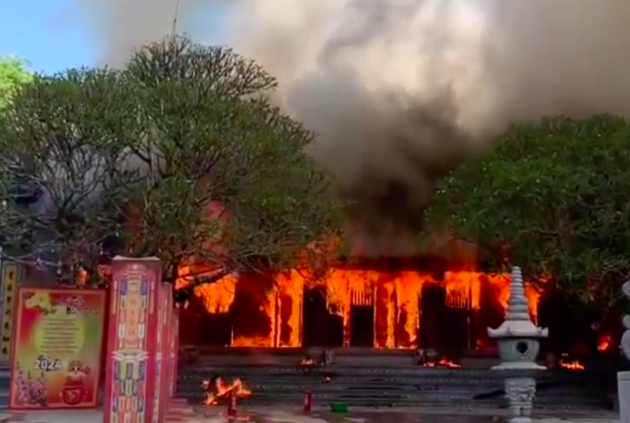 Vụ cháy gây thiệt hại lớn về tài sản.