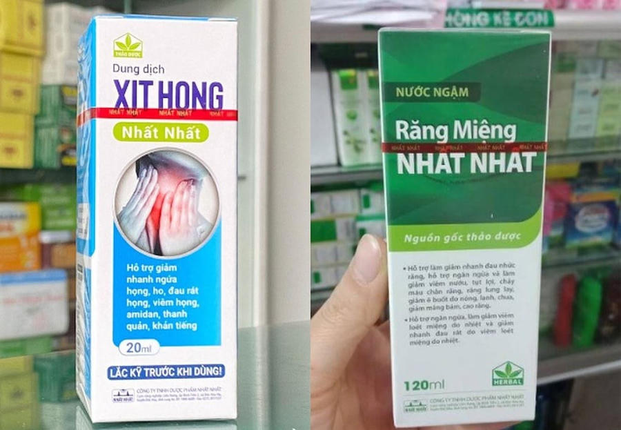 2 trong số các sản phẩm bị vi phạm.
