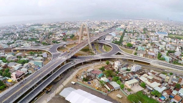 Cầu vượt ngã ba Huế. Ảnh: Thanh Hải
