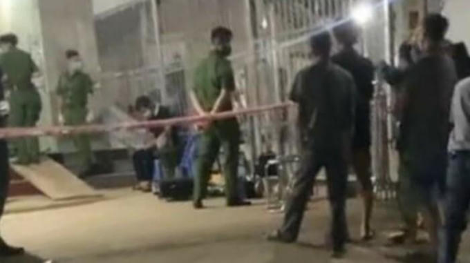 Hiện trường xảy ra sự việc.