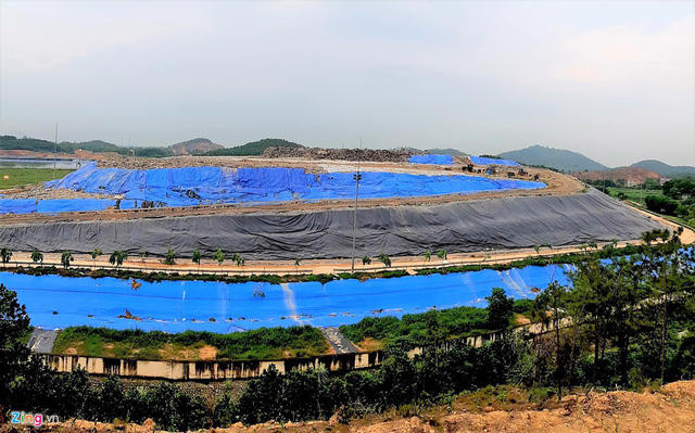 Khu xử l&yacute; r&aacute;c thải Nam Sơn.