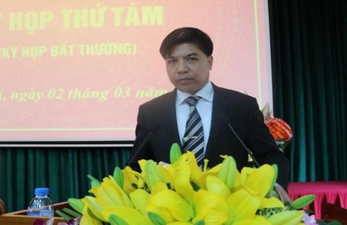 Ông Đỗ Huy Chiến được "thăng chức" lên làm Chủ tịch UBND huyện Quốc Oai.( ảnh Vietnamnet)