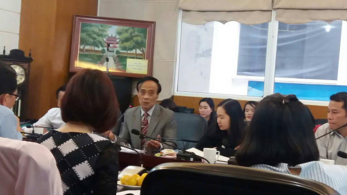 PGS -TS Phùng Trung Tập phát biểu tại Hội thảo.