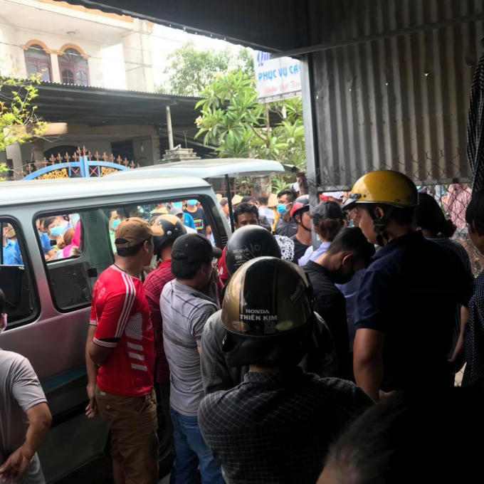 Hiện trường vụ án chiều ngày 16/3.