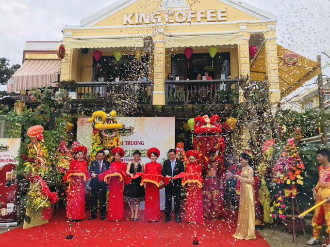 King Coffee tiếp tục khai trương qu&aacute;n mới tại Hội An