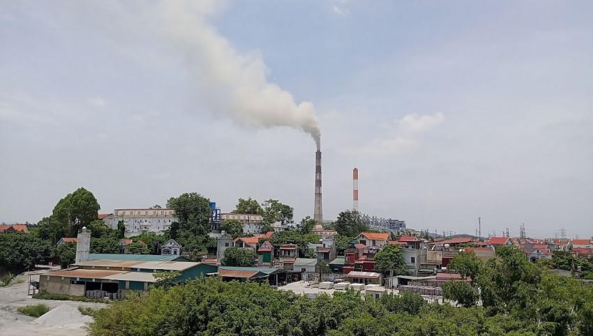 Hình ảnh nhà máy nhiệt điện Phả Lại. Ảnh chụp năm 2022.