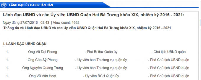 Nhiều lãnh đạo phường tại quận Hoàn Kiếm bị kỷ luật phải