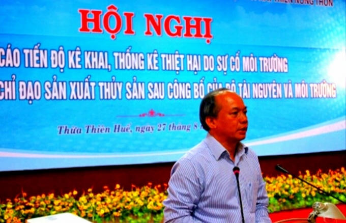 Thứ trưởng Bộ NN&PTNT đã khuyến cáo người dân chưa nên khai thác, đánh bắt hải sản tại các vùng cách bờ biển 1,5 km…