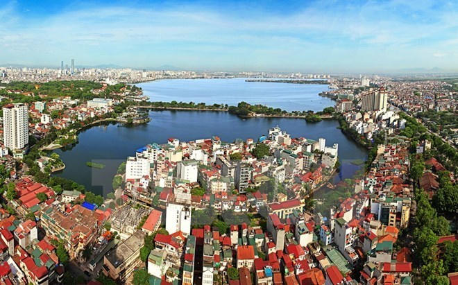 Một góc hồ Tây. (Nguồn: TTXVN)