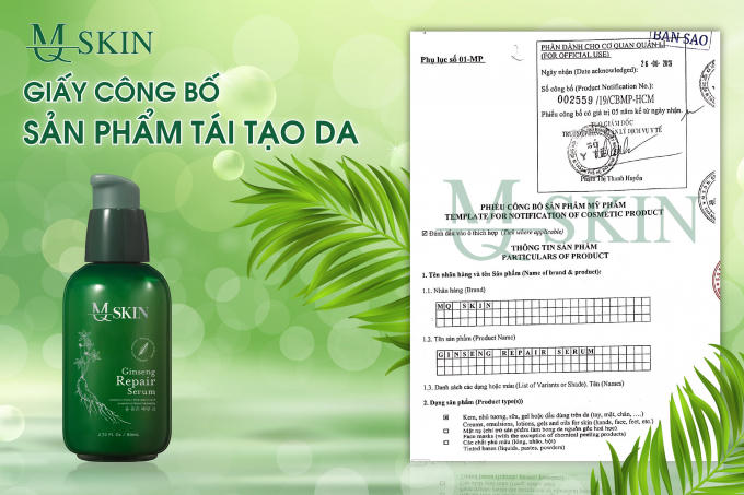 GIAY CONG BO NHAN SAM MQ