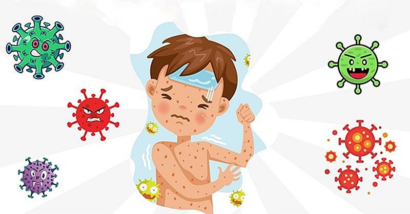 Bộ Y tế đưa ra 10 thông điệp phòng chống bệnh sởi hiệu quả. (Ảnh minh họa)