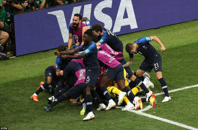 Pháp lên ngôi vô địch World CUp 2018 đầy thuyết phục