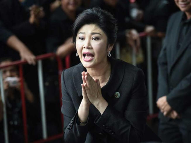 Bà Yingluck bị tuyên án 5 năm tù.