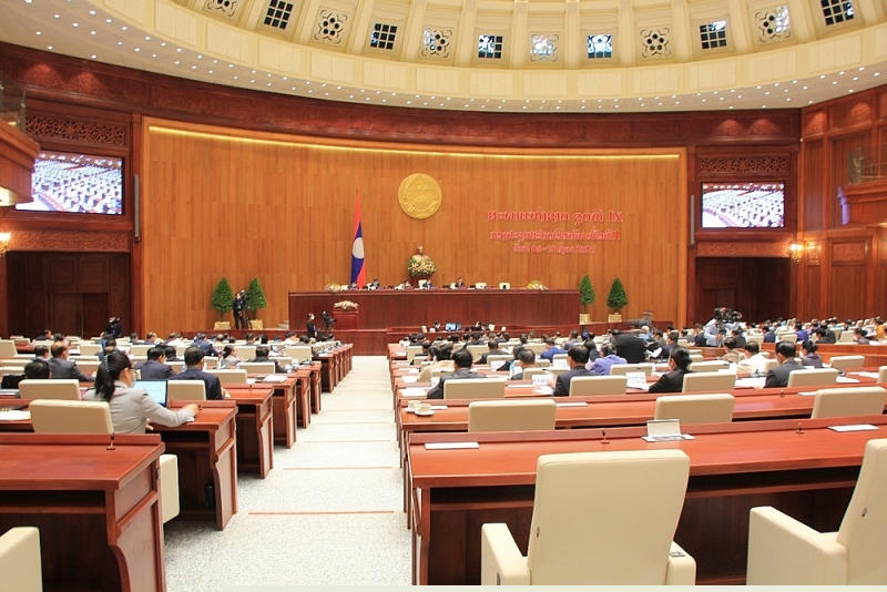 Công trình Nhà Quốc hội Lào mang đậm bản sắc truyền thống Lào, kết hợp giải pháp công nghệ, thiết bị hiện đại, kỹ thuật, công nghệ quản lý thi công tiên tiến từ phía Việt Nam.