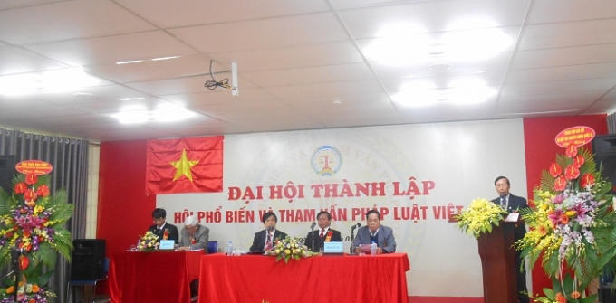 Ông Nguyễn Đức Kiên - Ủy viên Trung ương Đảng - Phó Chủ tịch Quốc hội - Thành viên ban cố vấn phát biểu tại Đại hội.