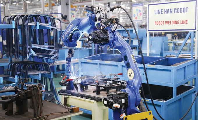 Công nghiệp chế biến ,chế tạo được đánh giá là thành tựu lớn của năm2017.