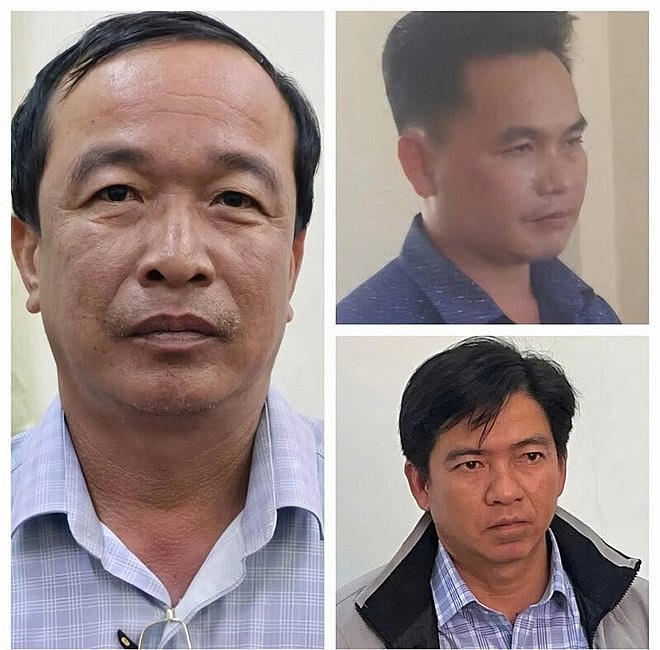 Các bị can bị bắt