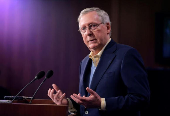 Thượng nghị sĩ Mitch McConnell. (Ảnh: Reuters)