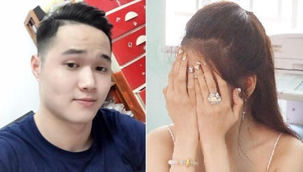 Kiều Đại Dũ (ảnh nhỏ) và một chân dài trong đường dây bán.