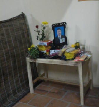 Thi thể nạn nhân đã được gia đình đưa về lo hâu sự