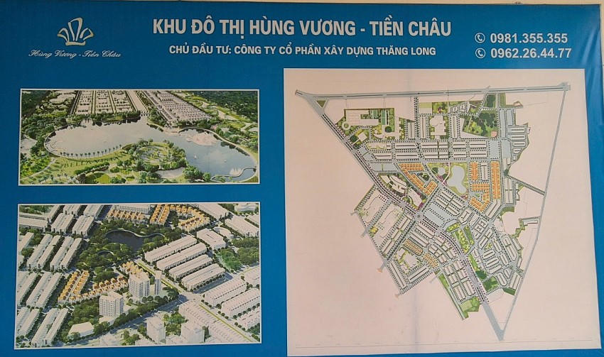 Phối cảnh dự án nhà ở xã hội khu đô thị Hùng Vương - Tiền Châu.