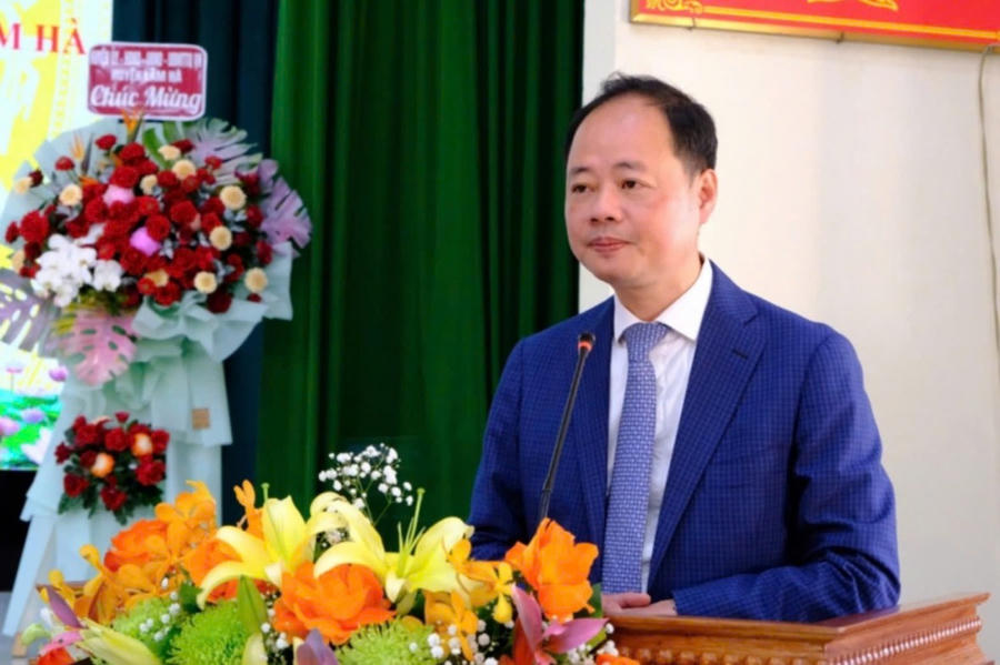 Ông Trần Hồng Thái- Phó Bí thư Tỉnh ủy, Chủ tịch UBND tỉnh Lâm Đồng phát biểu tại buổi lễ. Ảnh: T.H