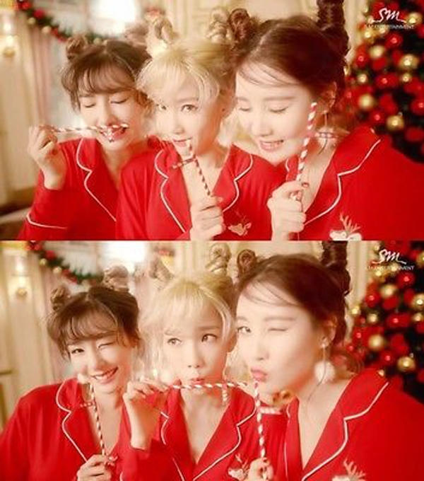 Nhóm nhỏ TaeTiSeo khoe ảnh siêu dễ thương. Ảnh: Internet