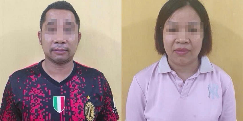 2 bị can D. và H. bị khởi tố. (Ảnh: Công an Tuyên Quang).