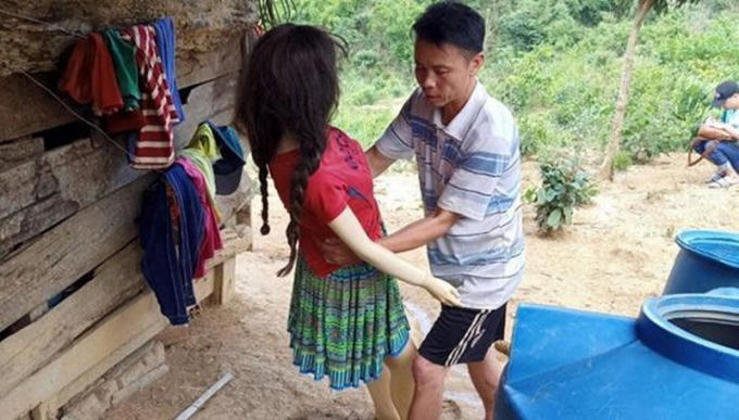 Hoàng Văn Bình thực nghiệm hiện trường vụ án