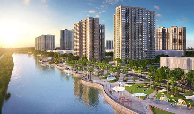Phối cảnh 1 khu vực của dự án.