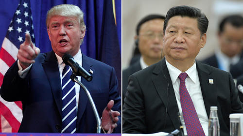 Tổng thống Mỹ Donald Trump (trái) và Chủ tịch Trung Quốc Tập Cận Bình. Ảnh: AP.
