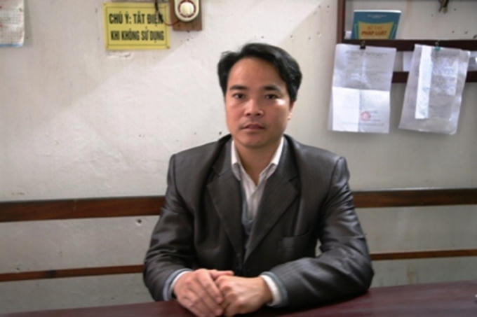 Ông Nguyễn Văn Hiệp - Phó trưởng công an xã