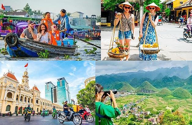 Khách quốc tế đến Việt Nam tháng 1/2025 đạt gần 2,1 triệu lượt. (Ảnh: consosukien.vn)