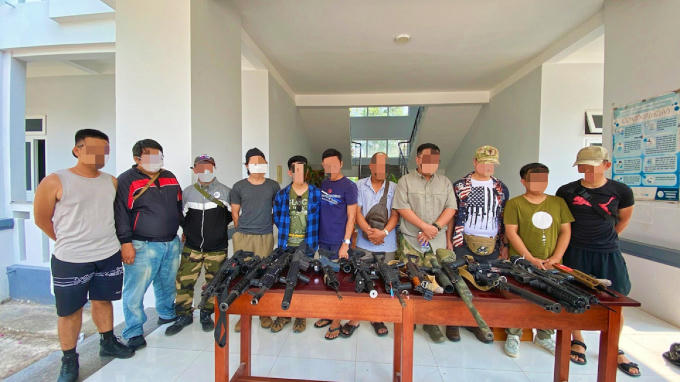 BĐBP Bà Rịa - Vũng Tàu phát hiện 09 đối tượng sử dụng các loại đồ chơi nguy hiểm bị cấm.