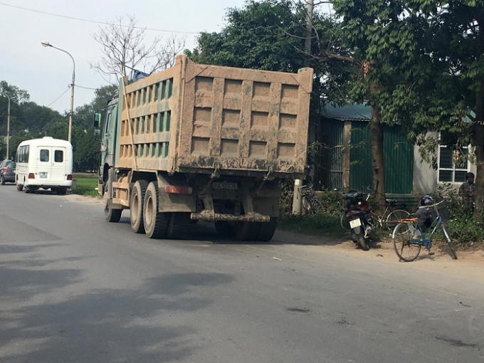 Chiếc xe gây ra vụ tai nạn.