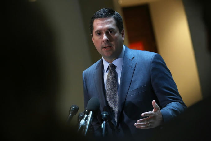 Chủ tịch Ủy ban Tình báo Hạ viện Mỹ Devin Nunes. (Ảnh: AFP)