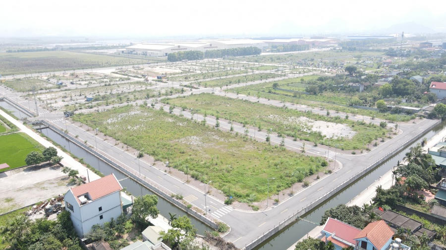 Một khu đô thị trên địa bàn huyện Thanh Liêm, tỉnh Hà Nam. (Ảnh: Trung Nghĩa)
