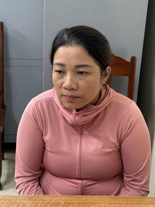 Đối tượng bị bắt giữ.
