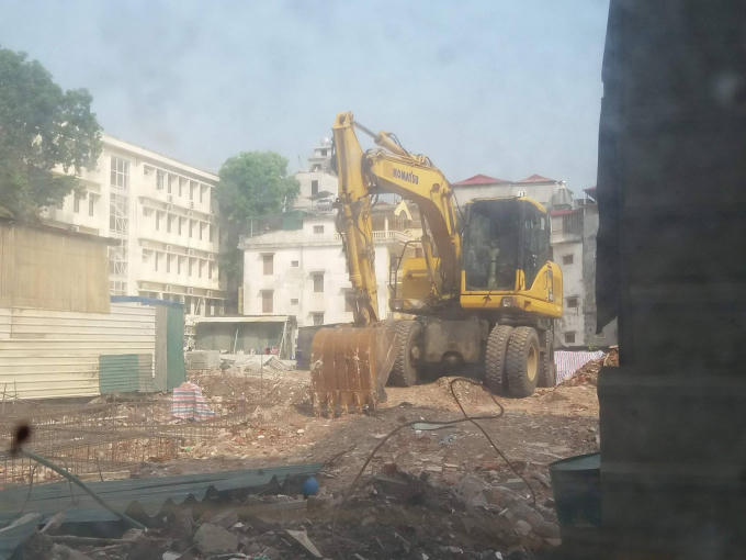 Hoạt động xây dựng ở đây rất hạn chế