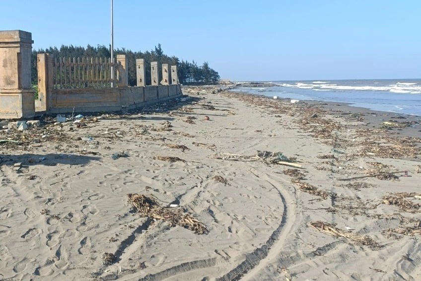 Khu vực phát hiện thi thể.