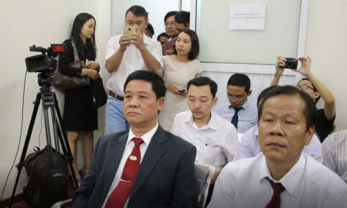 Đại diện hãng taxi Vinasun tại tòa